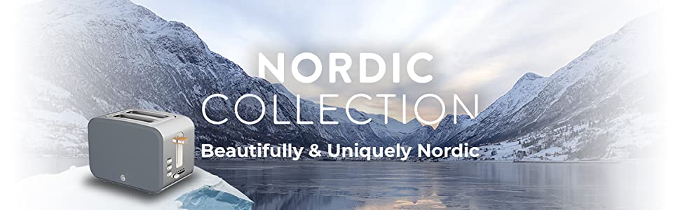 Grille-pain à Fente Large 2 tranches Design Moderne Nordic 900 Vert ST14610GRENEU - Mathon - 5