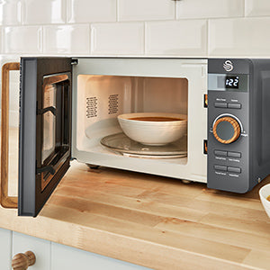 Micro-ondes Digital 20L Design Moderne Nordic 800 Blanc SM22036WHTNEU - Mathon - 10