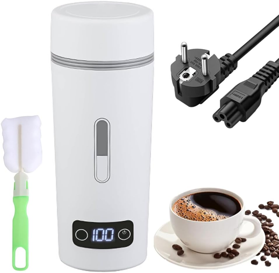 Mini Bouilloire électrique de Voyage de 0,45L 3 en 1 blanc Vendos85 - Mathon