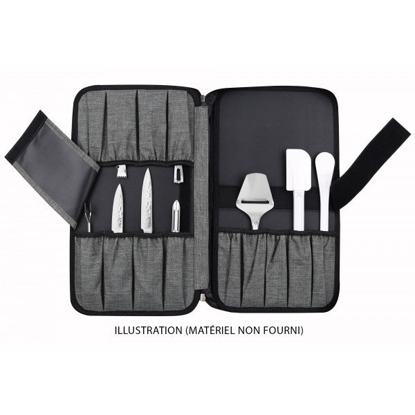 Mallette Wusaki vide pour couteaux 21 places en polyester Wusaki - Mathon - 4