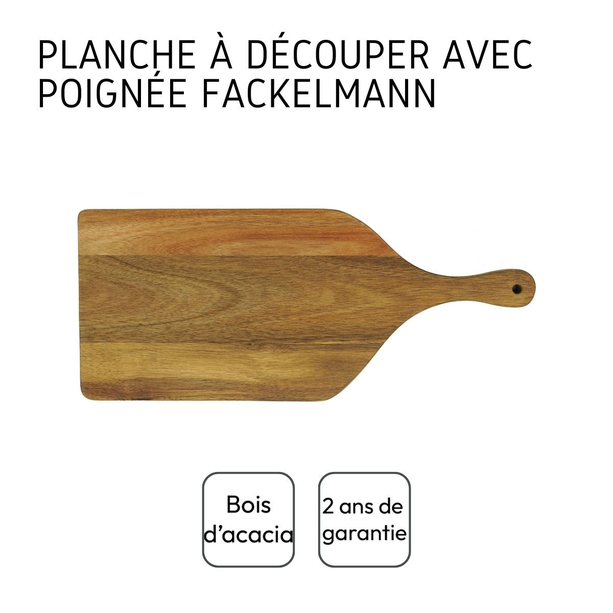 Planche à découper rectangulaire en bois d