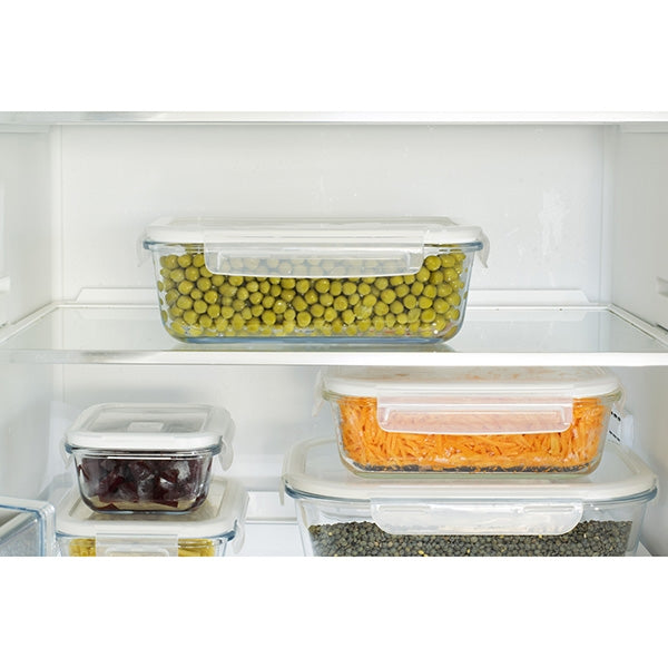 Boîte rectangulaire en verre 1,5 L Pebbly - Mathon - 4