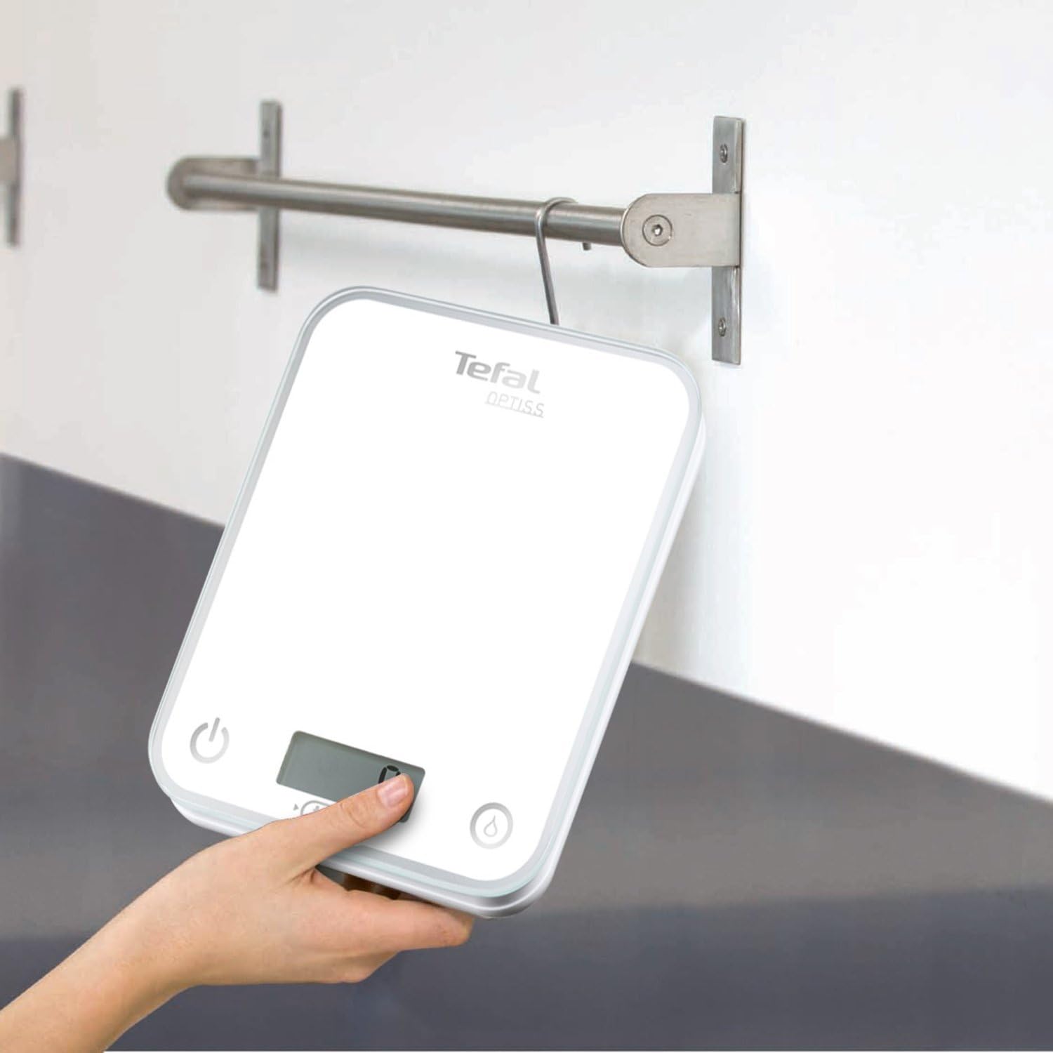 Balance de Cuisine électronique avec fonction tare et écran LCD blanc Tefal - Mathon