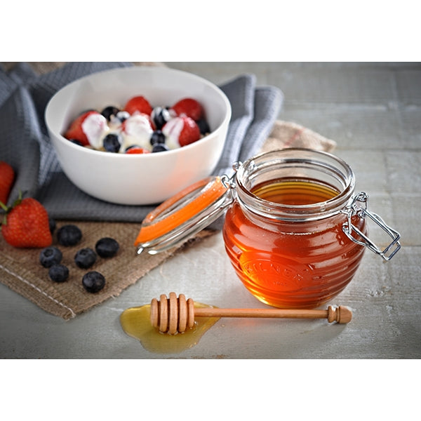 Bocal conservation à miel avec cuillère 400 ml Kilner - Mathon - 2