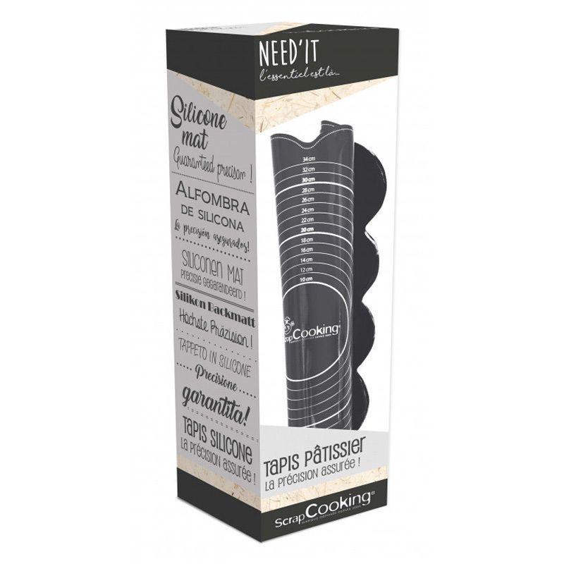 Tapis de pâtissier en silicone 60 x 43,5 cm Scrapcooking - Mathon
