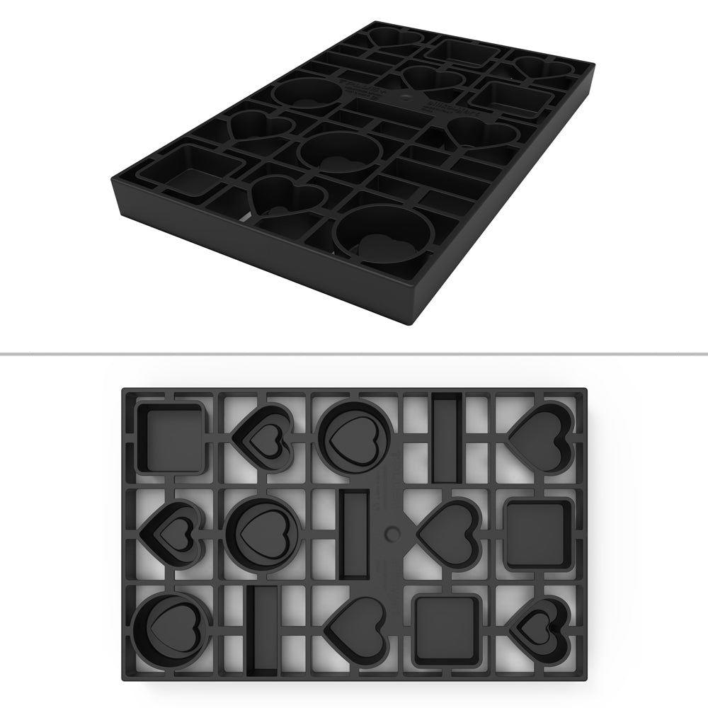 Plaque empreinte biscuit Voilà Cookie Love Silikomart - Mathon - 2