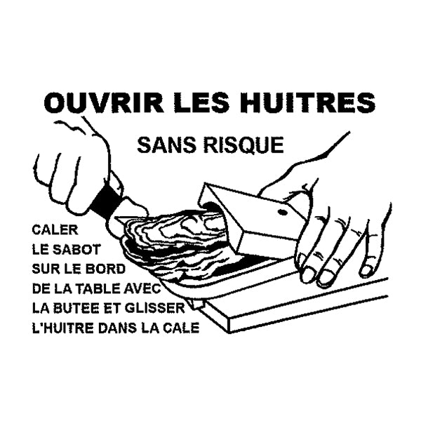 Cale-huître avec lancette Roger Orfèvre - Mathon - 2