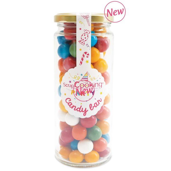 Recharge de bonbons bubble gums pour distributeur Vintage Candy - 300 g Scrapcooking - Mathon