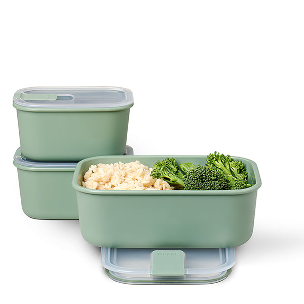 Set 3 boites hermétiques EasyClip 2 x 450 ml et 1000 ml Nordic Sage Mepal - Mathon - 2