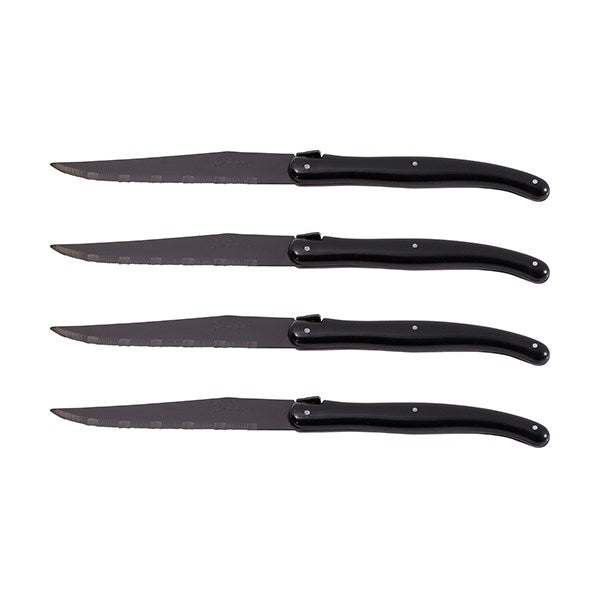 4 couteaux à steak Laguiole new age Jean Dubost - Mathon - 1