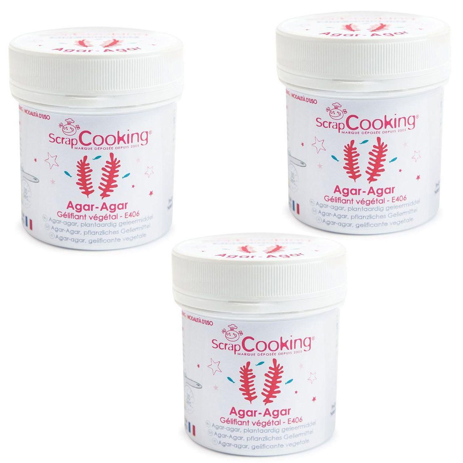 Agar-agar en poudre 105 g Scrapcooking - Mathon