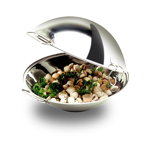 Cataplana inox 30 cm Artame - Mathon - 1