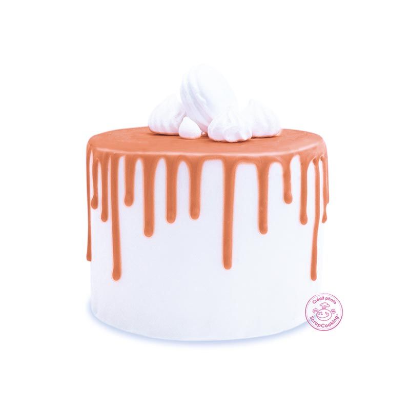 Glaçage au chocolat orange 130 g Scrapcooking - Mathon