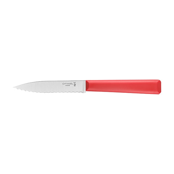 Couteau Cranté N°313 Essentiels+ Rouge 10 cm inox Opinel - Mathon - 1
