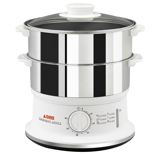 Cuiseur Vapeur 2 bols Inox 6 L VC145100 Seb - Mathon