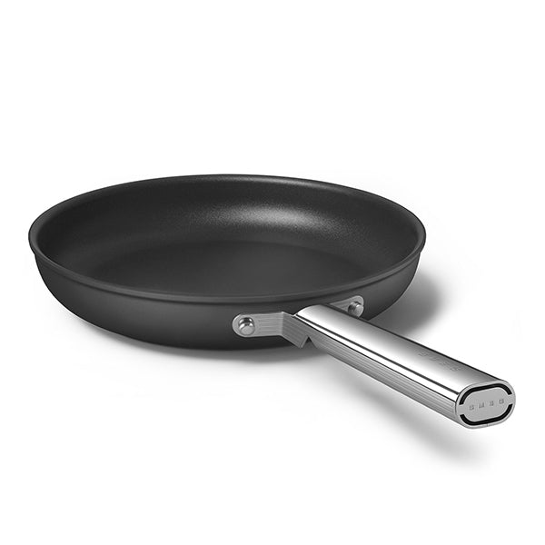 Poêle aluminium antiadhésive 28 cm noir mat Smeg - Mathon - 3
