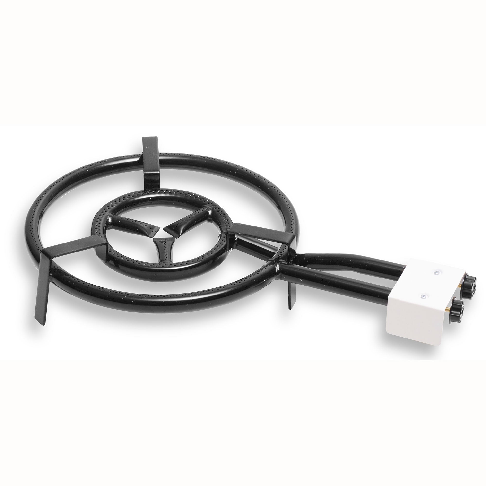 Brûleur à Gaz, Double Anneau à Paella 40cm pour  Poêles à Paella de 30 à 60 cm Ø  Noir MOD400 Briebe - Mathon - 1