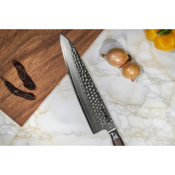 Couteau Fukito Rosewood Damas modèle chef 21cm Fukito - Mathon - 3