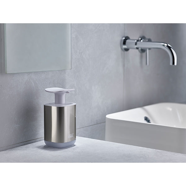 Pompe à savon - Inox Blanc Joseph Joseph - Mathon - 1