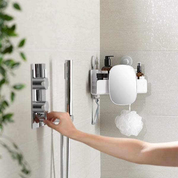 Étagère de douche en coin avec miroir easystore Joseph Joseph - Mathon - 6