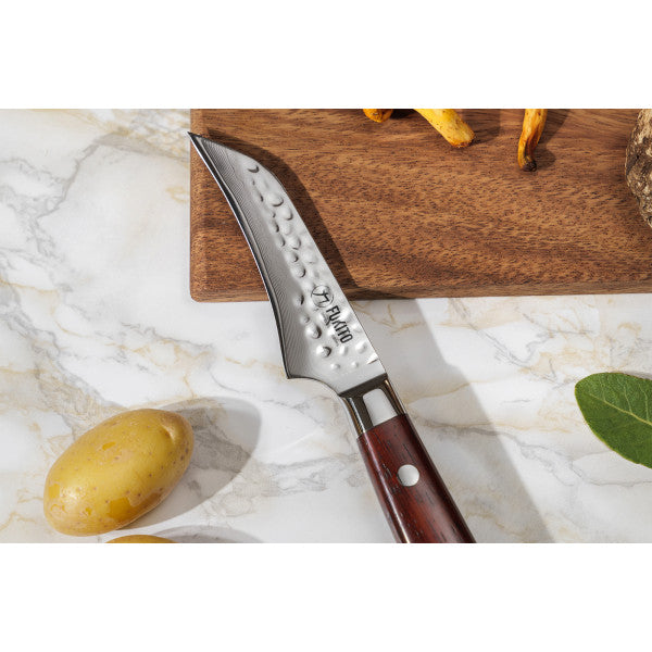 Couteau Fukito Rosewood Damas modèle bec d