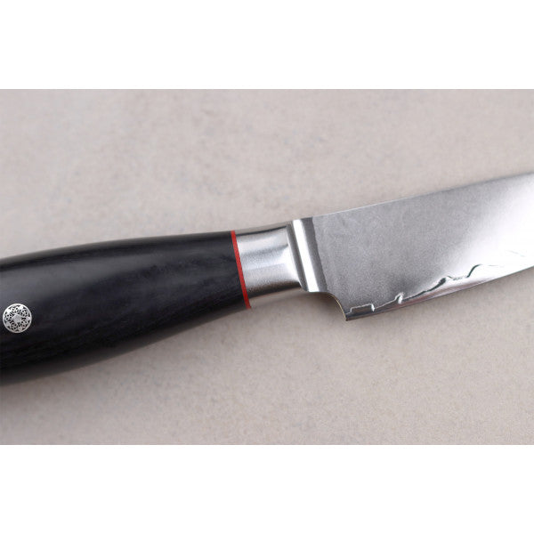 Couteau modèle office Wusaki Fujiko Black 9cm manche en pakka Wusaki - Mathon - 4