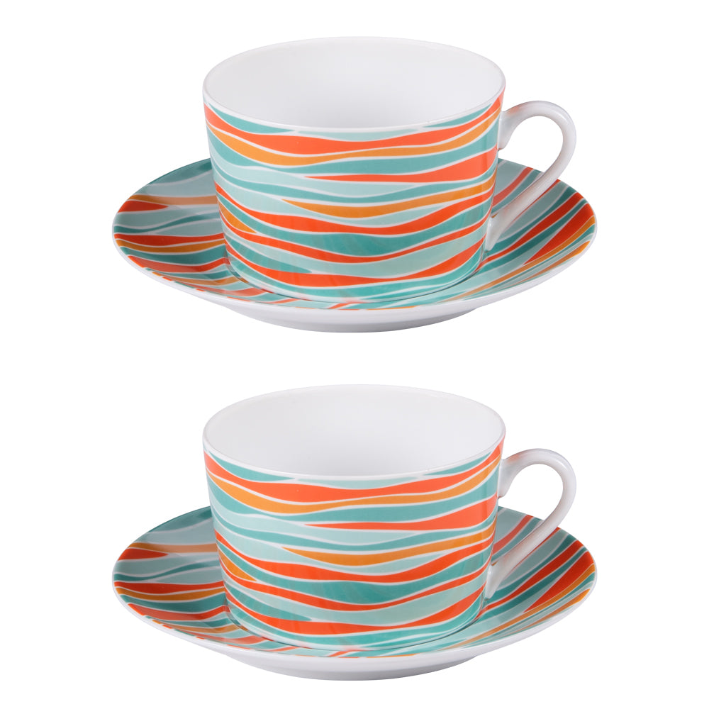 Coffret de 2 petits déjeuners Alizée 35 cl Table passion - Mathon - 1