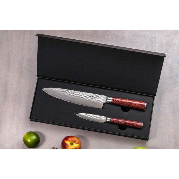 Coffret couteaux Chef + Office Wusaki Pakka X50 Wusaki - Mathon - 3