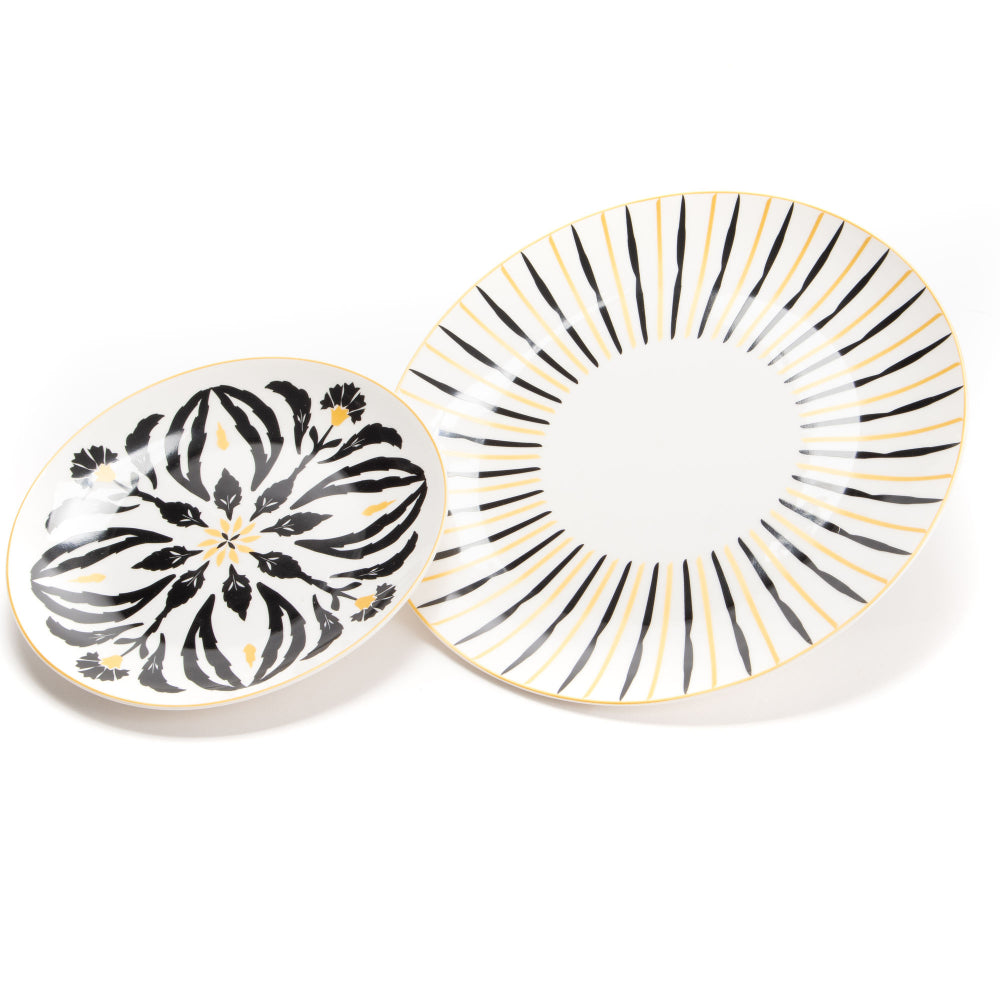 Coffret 6 assiettes à dessert Alix Amadeus - Mathon - 3