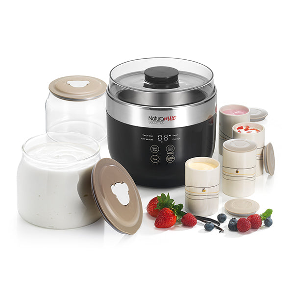 Yaourtière fromagère 4 programmes 20 W noir Naturamix - Mathon - 1