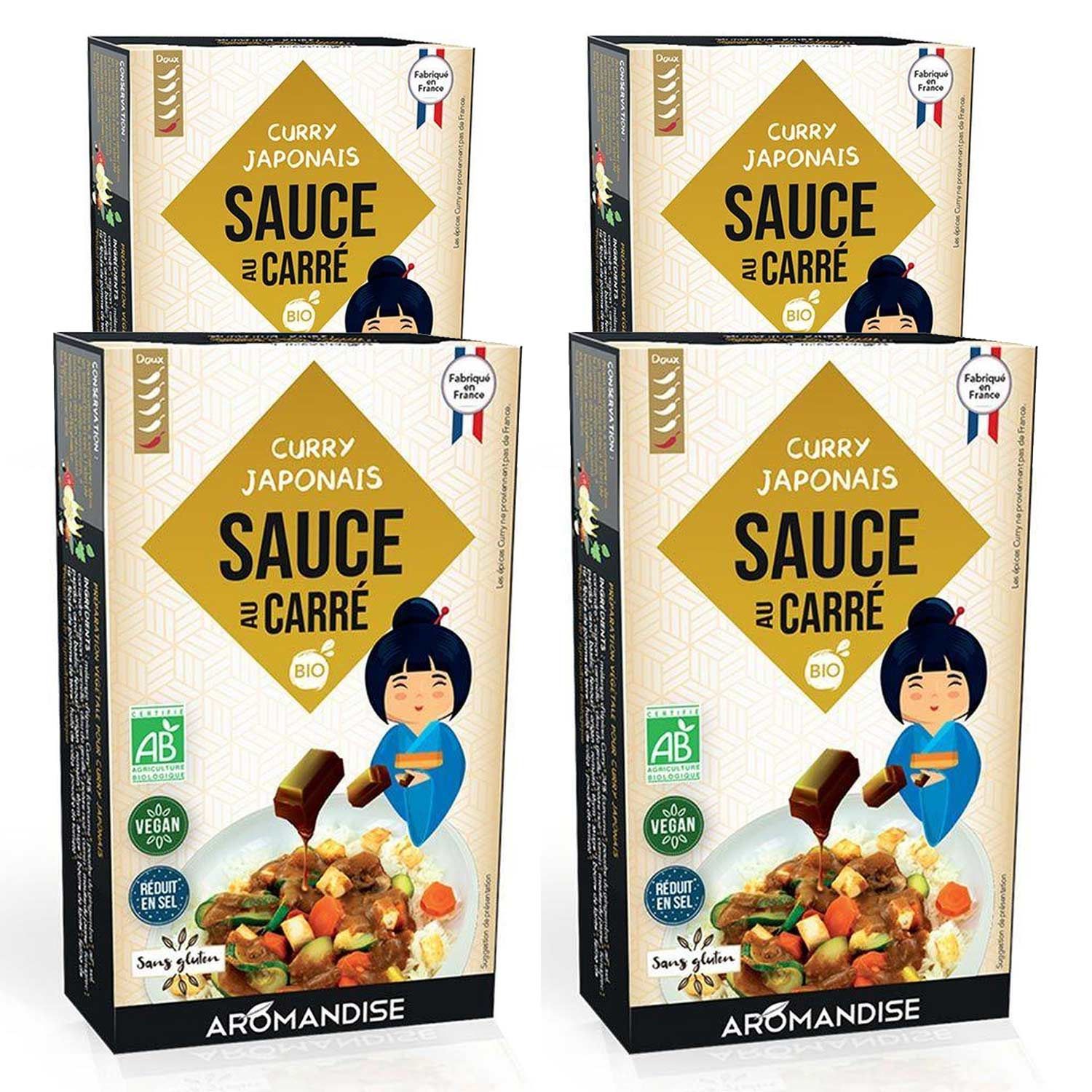 Curry japonais en cubes 20 portions Aromandise - Mathon