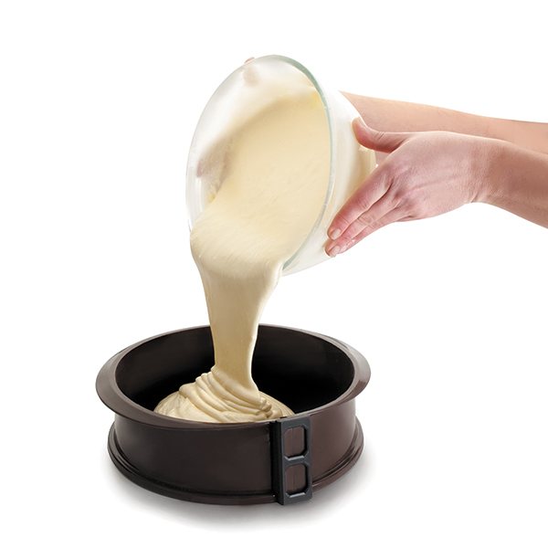 Moule rond 25 cm en silicone avec fond amovible Lacor - Mathon - 2