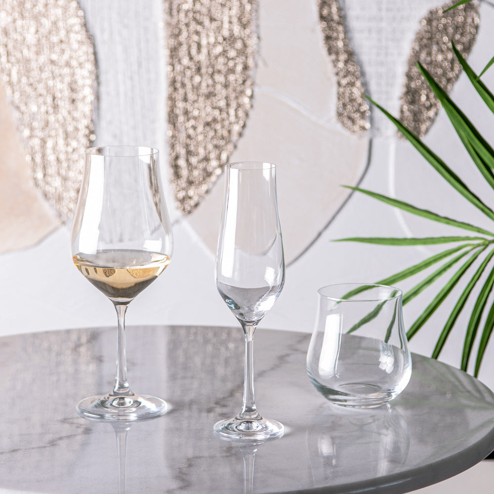 Boîte de 6 gobelets Tulipa 35 cl en cristallin Table passion - Mathon - 3