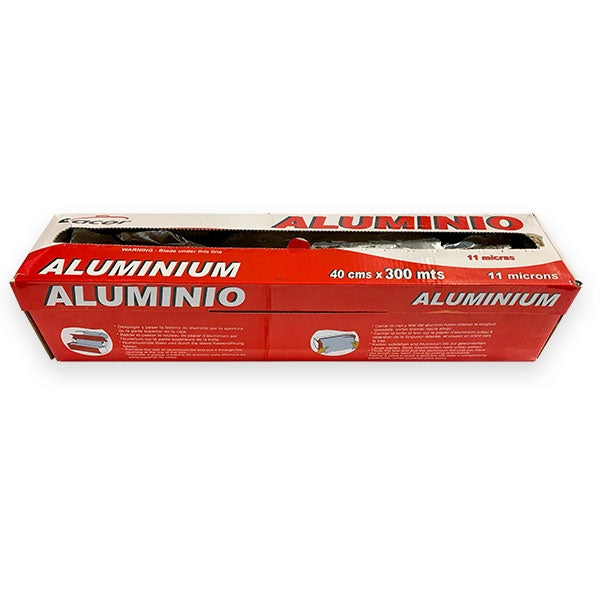 Rouleau de papier aluminium 300 m x 40 cm Lacor - Mathon