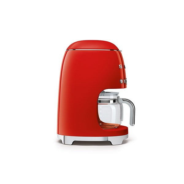 Machine à café filtre rouge 10 tasses 1050 W DCF02RDEU Smeg - Mathon - 3