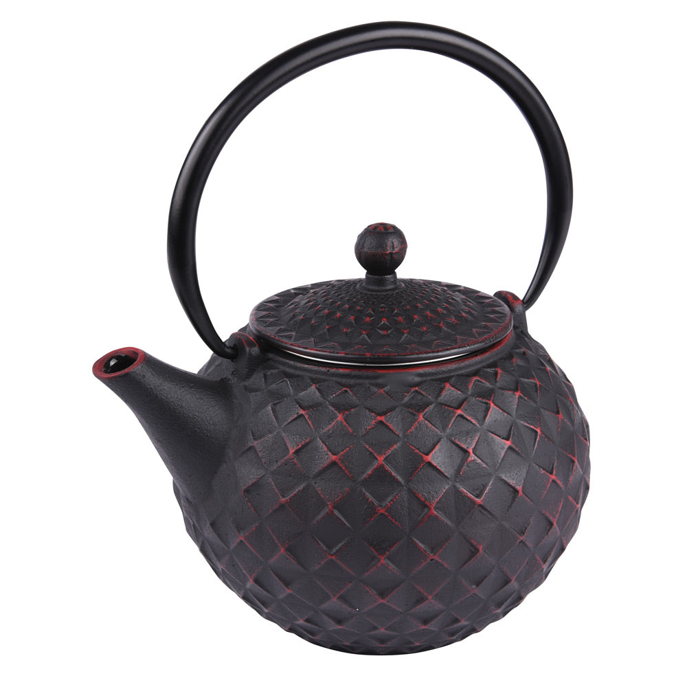 Théière en fonte Octo noire avec filtre inox 1 litre Table passion - Mathon - 1