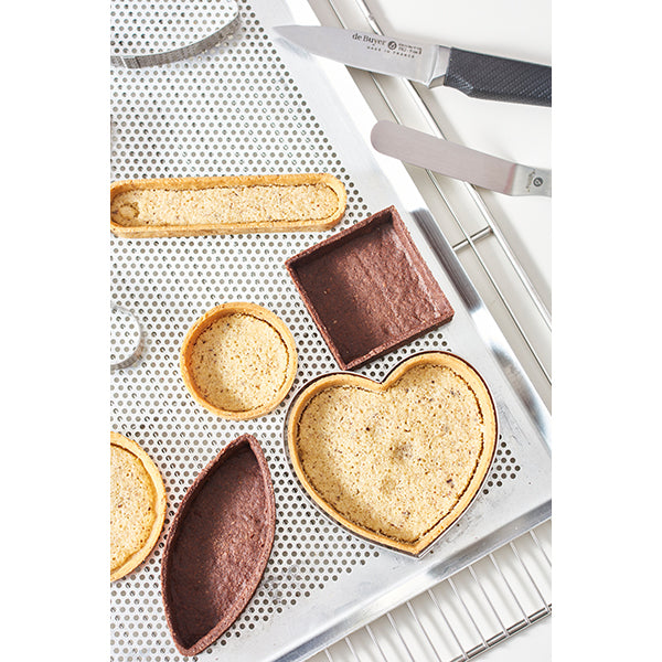 Plaque à pâtisserie micro-perforée professionnelle en aluminium 40 cm Mathon - Mathon - 4