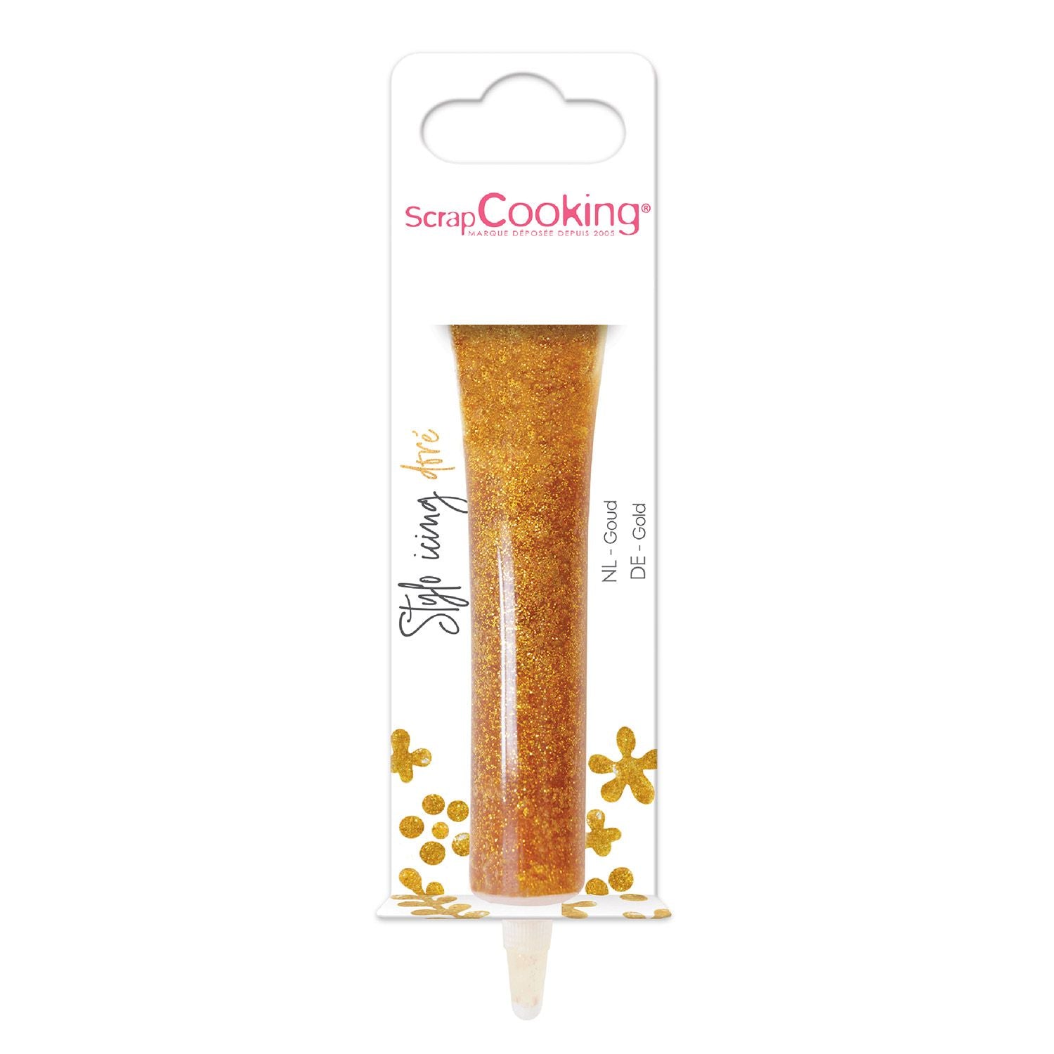 Stylo de glaçage doré Scrapcooking - Mathon