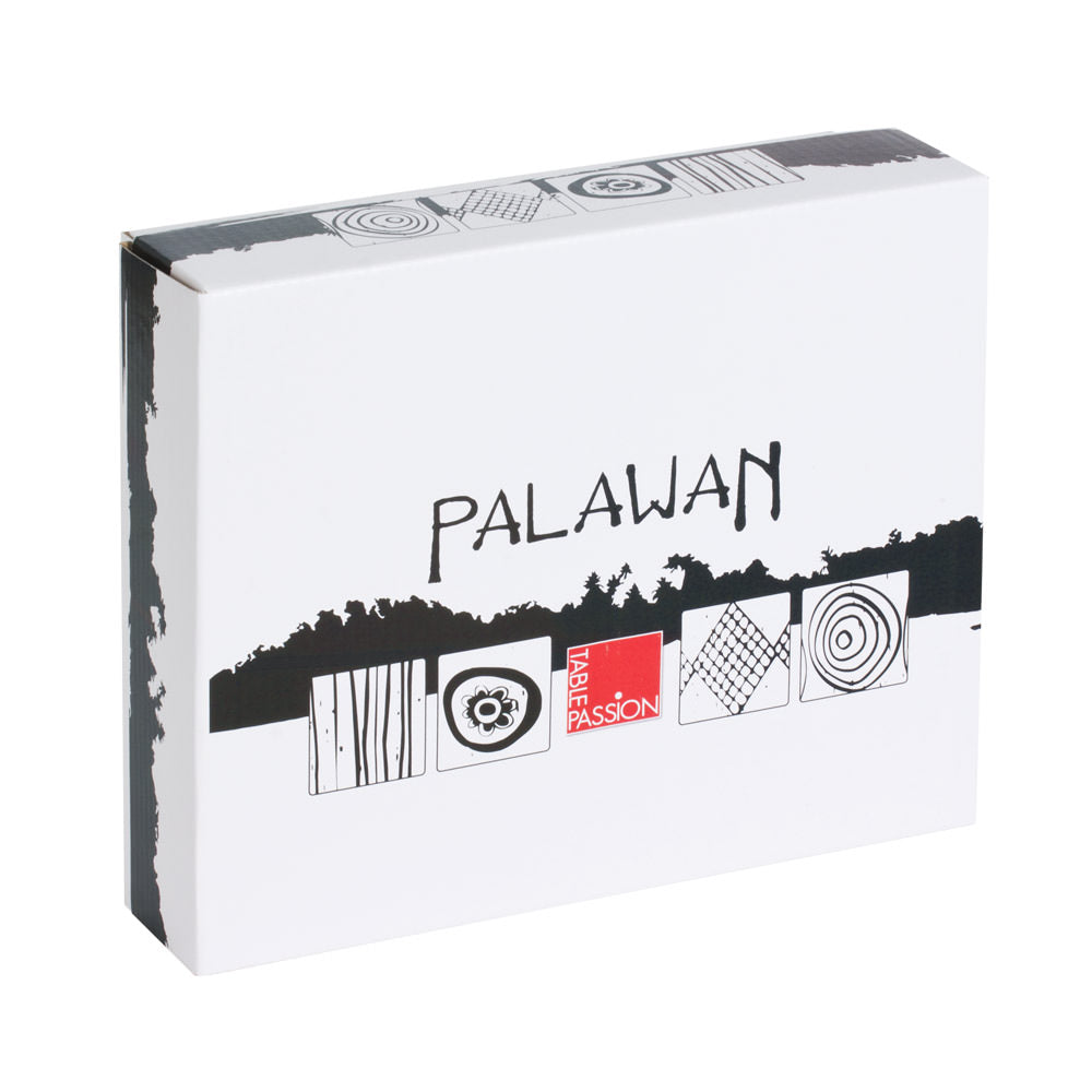 Coffret de 4 tasses Palawan 14 cl Table passion - Mathon - 3