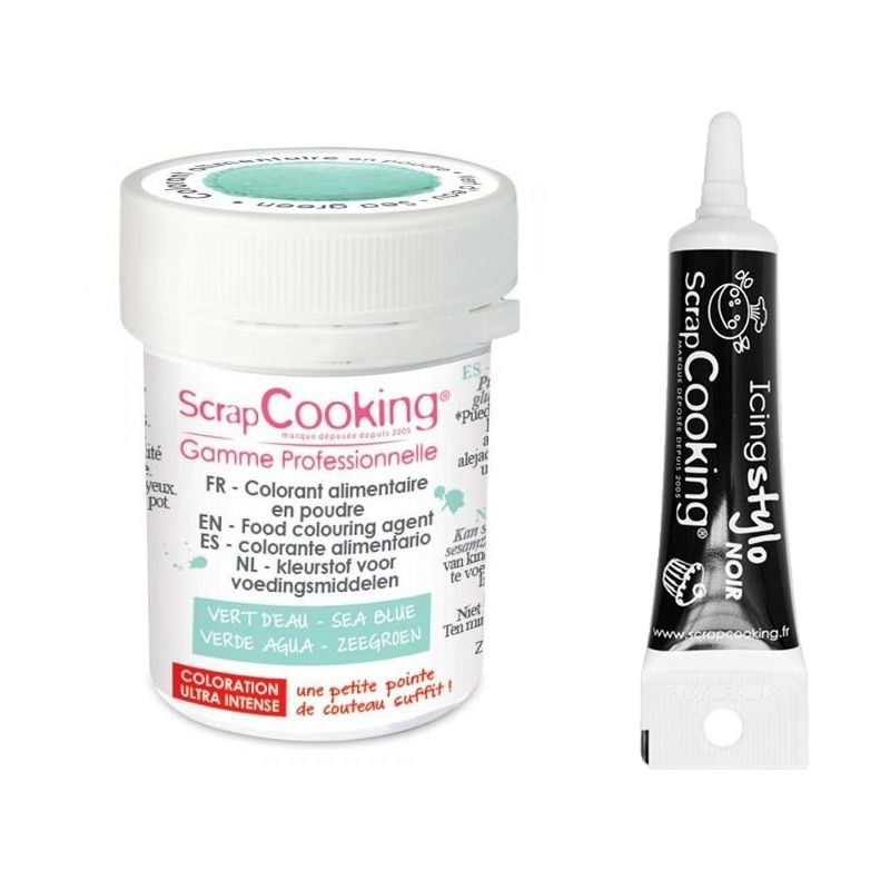 Colorant alimentaire en poudre vert d