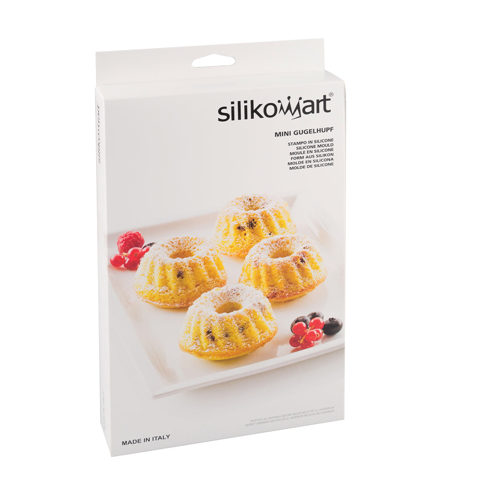 Moule silicone 6 mini kougelhopf 7 cm Silikomart - Mathon - 2