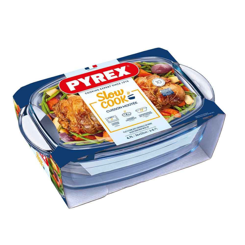 Cocotte rectangulaire Essentials 37 x 22 cm Pyrex - Mathon - 2