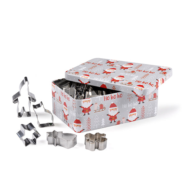 25 emporte-pièces et boite en métal Patisse - Mathon - 1