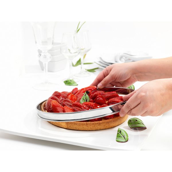 Cercle à tarte inox 24 cm Gobel - Mathon - 2