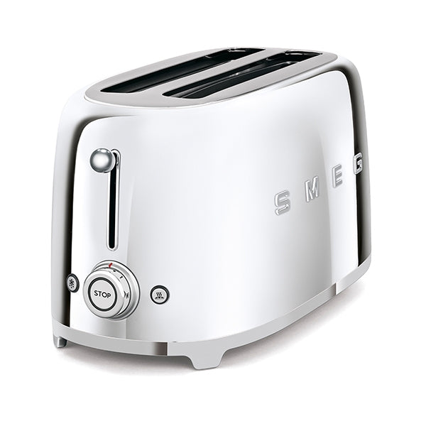 Grille pain 4 tranches 1500 W TSF02SSEU chromé Smeg - Mathon - 1