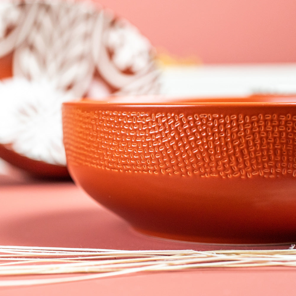 Saladier Vésuvio terra 16,5 cm Table passion - Mathon - 2