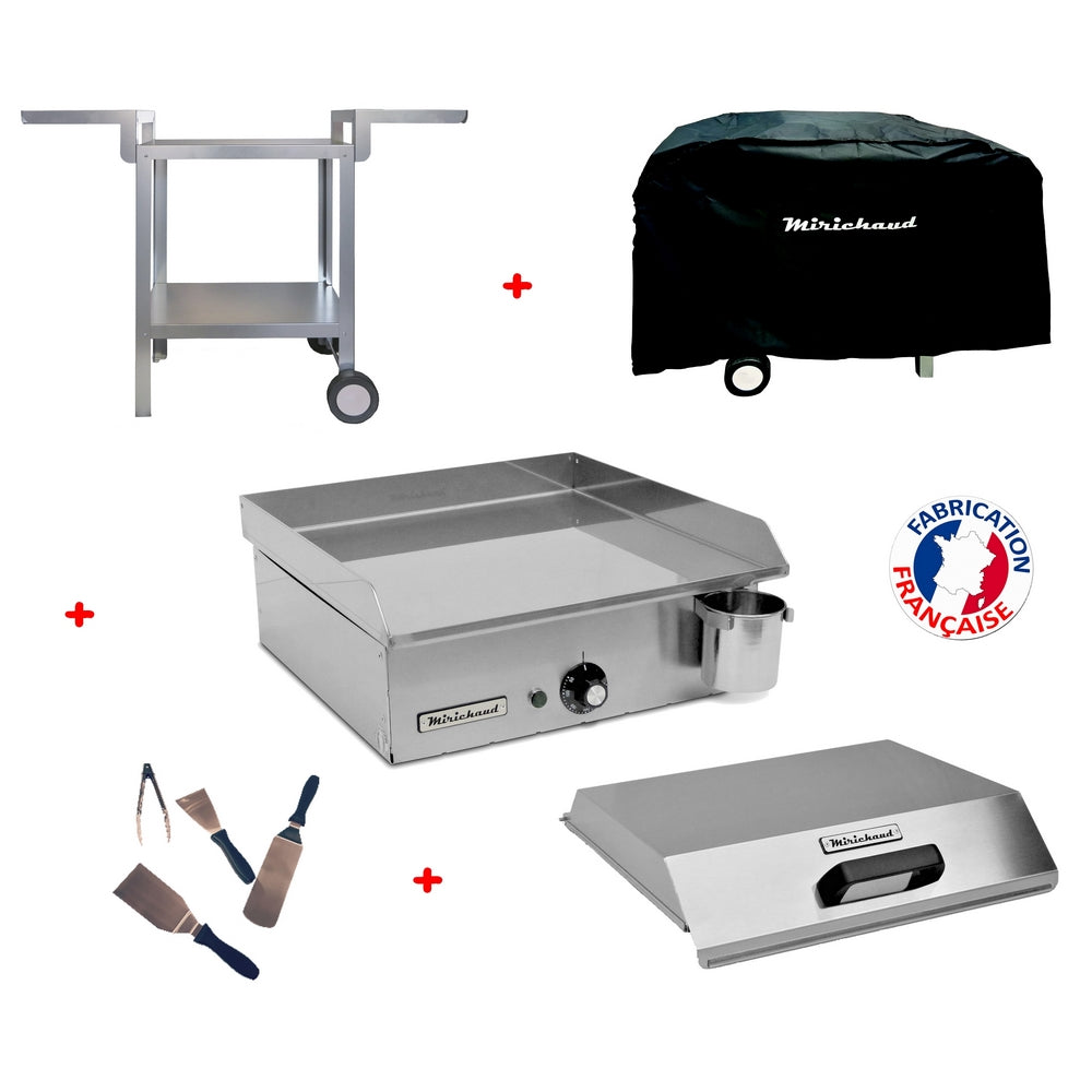 Pack plancha électrique Néo E420  + Chariot + accessoires - Planchaelec - Mathon - 1