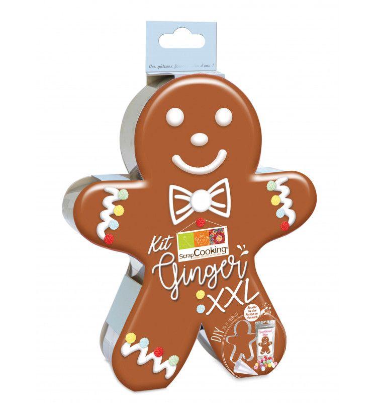 Coffret DIY - Mon gâteau Gingerbread Man XXL Scrapcooking - Mathon
