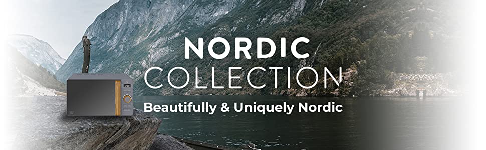 Micro-ondes Digital 20L Design Moderne Nordic 800 Vert SM22036GRENEU - Mathon - 7