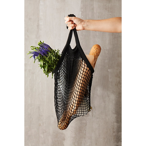 Filet à provision noir Point Virgule - Mathon - 2